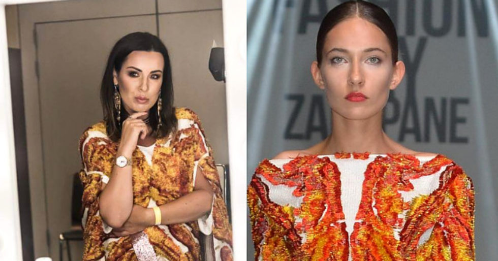 Eliza Gwiazda w tunice z nowej kolekcji Macieja Zienia