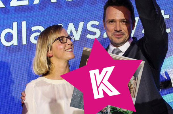 Trzaskowscy świętują 18. rocznicę ślubu. Para pokazała zdjęcia, na których widać suknię ślubną