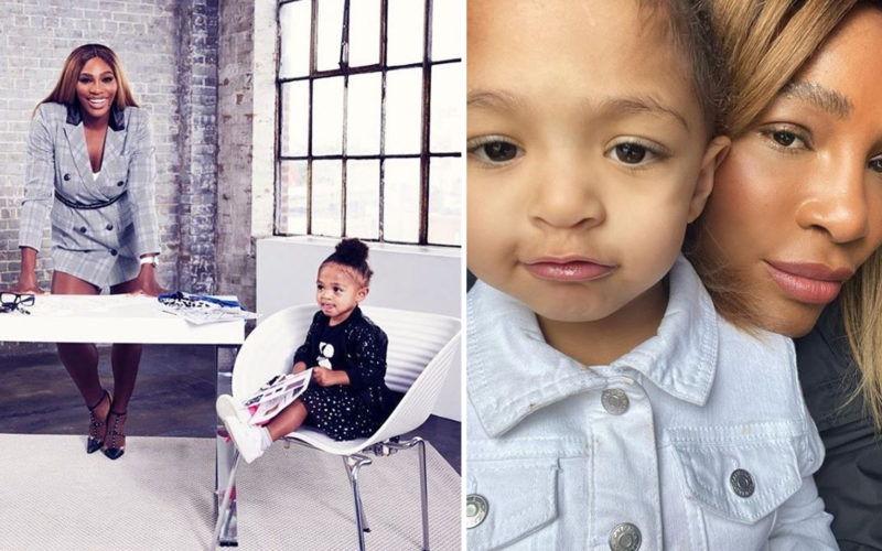 Córka Sereny Williams pójdzie w ślady znanej mamy? Ma trzy lata a już wie, jak się ustawić na korcie