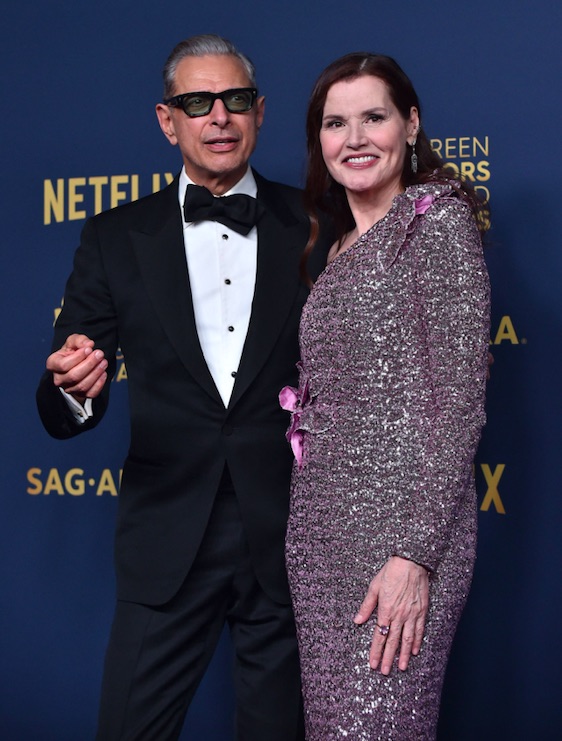 SAG Awards 2024 byli małżonkowie Jeff Goldblum i Geena Davis znów